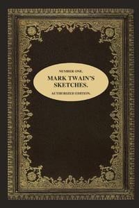 Number One. Mark Twain's Sketches. cover