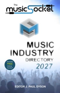 The MusicSocket Music Industry Directory 2027 cover