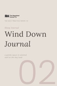 Sleep Wind-Down Journal: A Gentle Nightly Check-In for Nervous System Regulation cover