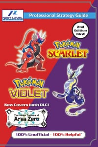 Pokemon Scarlet and Violet Strategy Guide Book (2nd Edition - Black and White Budget-Friendly Edition): 100% Unofficial - 100% Helpful Walkthrough cover