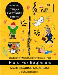 Flute for Beginners - Sight-Reading Made Easy: Note Heroes, Color Logic & Memory Hacks to Master Every Note - Fast cover