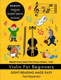 Violin for Beginners of Any Age - Sight-Reading Made Easy: Color Logic & Memory Hacks to Master Every Note - Fast cover
