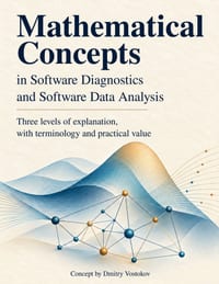 Mathematical Concepts in Software Diagnostics and Software Data Analysis: Three levels of explanation, with terminology and practical value cover