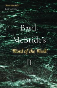 Basil McBride's Word of the Week Vol. II cover