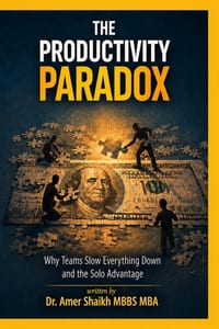 The Productivity Paradox: Why Teams Slow Everything Down and the Solo Advantage cover