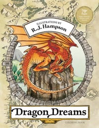 Dragon Dreams Coloring Book cover