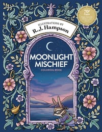 Moonlight Mischief Coloring Book cover