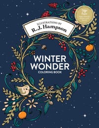 Winter Wonder Coloring Book cover