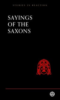 Sayings of the Saxons cover