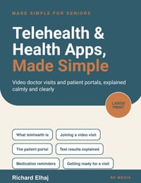Telehealth & Health Apps, Made Simple: Video Doctor Visits and Patient Portals for Seniors cover