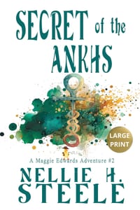 Secret of the Ankhs Large Print cover