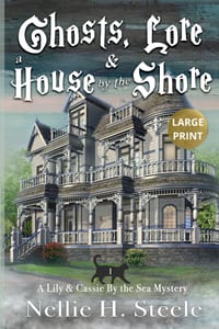 Ghosts, Lore & a House by the Shore Large Print cover