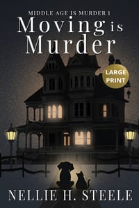 Moving is Murder Large Print cover