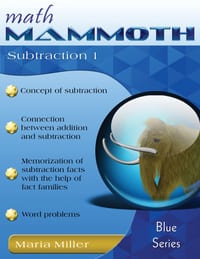 Math Mammoth Subtraction 1 cover