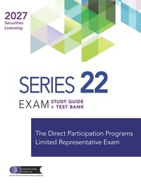 SERIES 22 EXAM STUDY GUIDE + Test Bank cover