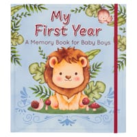 My First Year: A Memory Book for Baby Boys cover