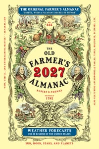 The 2027 Old Farmer's Almanac Trade Edition cover