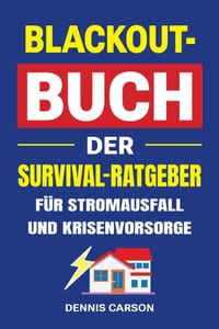Blackout-Buch, Der Survival-Ratgeber für Stromausfall und Krisenvorsorge: Notfallvorsorge für Familien: Wasser, Vorräte, Kochen und Heizen ohne Strom, cover
