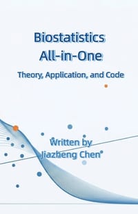 Biostatistics All-in-One: Theory, Application, and Code cover