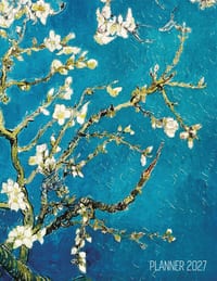 Vincent Van Gogh Planner 2027: Almond Blossom Painting Artistic Post-Impressionism Art Organizer: January-December (12 Months) cover