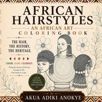 African Hairstyles Coloring Book cover