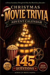 Christmas Movie Trivia Advent Calendar: 24 Days of Quotes, Scenes, and Questions from the Films You Watch Every December cover