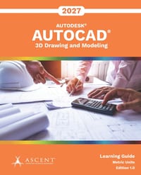 AutoCAD 2027: 3D Drawing and Modeling (Metric Units) cover