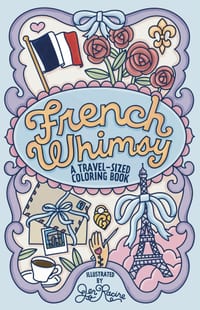 French Whimsy: A Travel-Sized Coloring Book cover