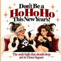 Don't Be a HO HO HO for New Year's!: The Only Balls That Should Drop Are in Times Square cover