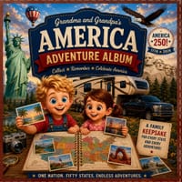 Grandma and Grandpa's Traveling House America Adventure Album: A Traveling Sarff's Adventure cover