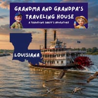 Grandma and Grandpa's Traveling House in Louisiana: A Traveling Sarff's Adventure cover