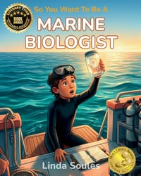 So You Want To Be A Marine Biologist: A Kids' Guide to Ocean Science, Sea Creatures, Coral Reefs, and the Curious Scientists Who Explore the Deep Blue cover