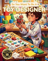 So You Want To Be A Toy Designer: A Kids' Guide to Toy Invention, Product Design, Prototyping, and the Creative Minds Who Dream Up the Toys We Can't S cover