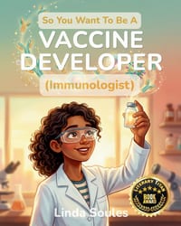 So You Want To Be A Vaccine Developer: A Kids' Guide to Vaccines, Immunology, Medical Research, and the Determined Scientists Who Protect the World fr cover