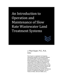 An Introduction to Operation and Maintenance of Slow Rate Wastewater Land Treatment Systems cover