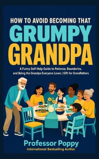 How to Avoid Becoming That Grumpy Grandpa: A Funny Self-Help Guide to Patience, Boundaries, and Being the Grandpa Everyone Loves Gift for Grandfathers cover