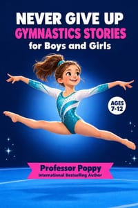 Never Give Up: Inspiring Gymnastics Stories for Boys and Girls to Build Confidence, Find Courage, and Chase Big Dreams Ages 7 to 12 cover