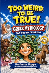Too Weird to Be True! Greek Mythology for Kids: 300 Wild Facts About Zeus, Hercules, Monsters, Quests, and the Craziest Myths Ever Told Ages 8-12 cover