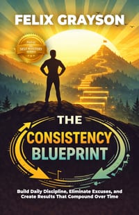 The Consistency Blueprint: Build Daily Discipline, Eliminate Excuses, and Create Results That Compound Over Time cover