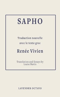 Sapho: Traduction Nouvelle Avec Le Texte Grec cover