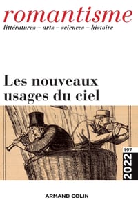 Romantisme N°197 3/2022: Les nouveaux usages du ciel cover