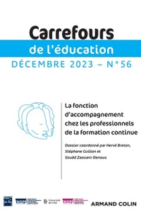 Carrefours de l'éducation n°56 (2/2023) cover
