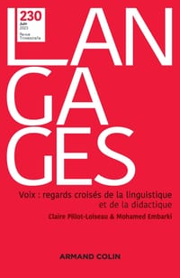 Langages N° 230 2/2023: Voix: regards croisés de la linguistique et de la didactique cover