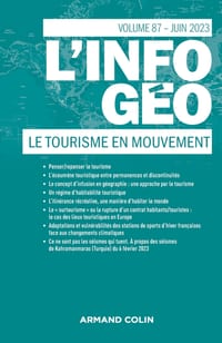 L'information géographique - n°2/2023: Le tourisme en mouvement cover