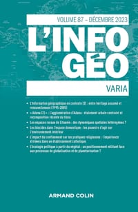 L'information géographique - n°4/2023: Les petites villes et l aménagement du territoire cover