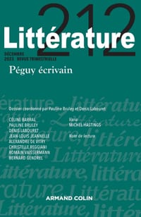 Littérature N°212 4/2023: Péguy: une perpétuelle invention des formes cover