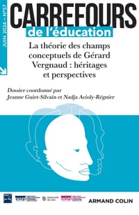 Carrefours de l'éducation n°57 (1/2024): La théorie des champs conceptuels de Gérard Vergnaud: héritages et perspectives cover