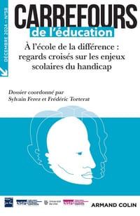 Carrefours de l'éducation n°58 (2/2024) cover