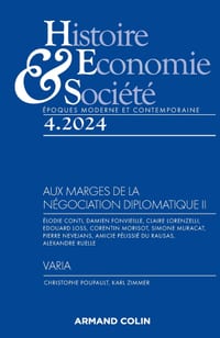 Histoire, Economie et Société 4/2024: Aux marges de la négociation diplomatique II cover