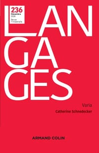 Langages N° 236 4/2024 cover